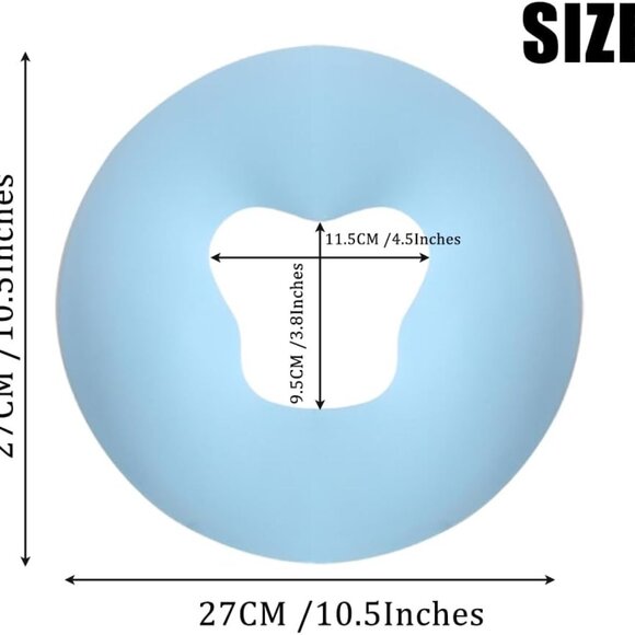 Silicone Face Massage Pillow,SPA Beauty Face Relax Headrest(1 Set(Any Color)) - Picture 9 of 15